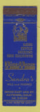 Matchbook Cover - Sandra's Restaurant Hayward CA WEAR