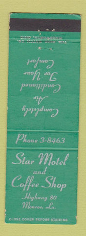 Matchbook Cover - Star Motel Coffee Shop Monroe LA