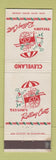 Matchbook Cover - Taylor's Rolling Cart Cleveland OH WEAR