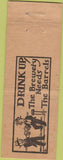 Matchbook Cover - Ontario Springs Cafe Bar WEAR