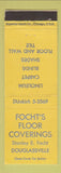 Matchbook Cover - Focht's Floor Coverings Douglassville PA?
