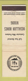 Matchbook Cover - Medallion Homes Canada WORN