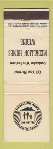 Matchbook Cover - Medallion Homes Canada WORN