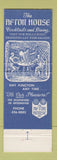 Matchbook Cover - Afton House
