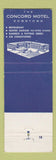 Matchbook Cover - Concord Motel Minneapolis MN