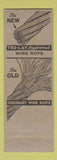 Matchbook Cover - Tru Lay Wire Rope Wilkes Barre PA Houston TX Newark NJ