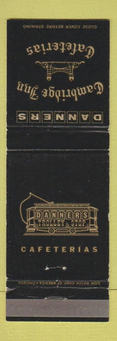 Matchbook Cover - Danners Cambridge Inn Cafeterias Clarksville Mishawaka IN