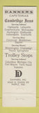 Matchbook Cover - Danners Cambridge Inn Cafeterias Clarksville Mishawaka IN