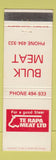 Matchbook Cover - Te Rapa Meat New Zealand