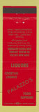 Matchbook Cover - Palazzo's Restaurant Youngstown OH