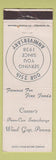 Matchbook Cover - Caesar's Restaurant Wind Gap PA WEAR