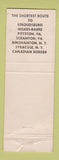 Matchbook Cover - Caesar's Restaurant Wind Gap PA WEAR