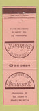 Matchbook Cover - Restaurnt Baltasar Murcia Spain