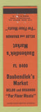 Matchbook Cover - Daubendiek's Market Grocery St Louis MO