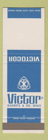 Matchbook Cover - Victor Gasket and Oil Seals SAMPLE
