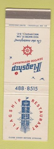 Matchbook Cover - Flagship Seafood Restaurant Washington DC