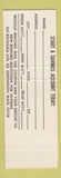 Matchbook Cover - New Bedford Savings  Dartmouth MA