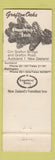 Matchbook Cover - Freeline Hotel Abel Tasman Courtesy Inn Suva Fiji New Zealand