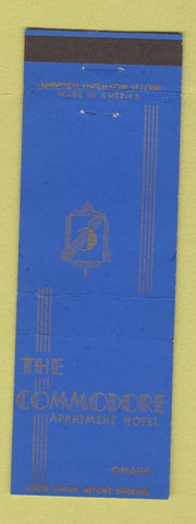 Matchbook Cover - Commodore Apartment Hotel Omaha NE