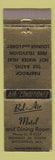 Matchbook Cover - Bel Air Motel Brookfield MO