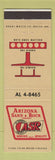 Matchbook Cover - Arizona Sand And Rock