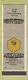 Matchbook Cover - Aukamm Hotel Aukamm Allee Germany