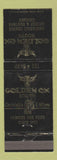 Matchbook Cover - Golden OX Restaurant Chicago IL WEAR