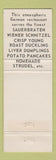 Matchbook Cover - Golden OX Restaurant Chicago IL WEAR