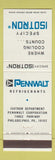 Matchbook Cover - Isotron Pennwalt Refrigerants Philadelphia PA