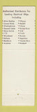 Matchbook Cover - Ryall Electric Supply Denver Colorado