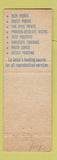 Matchbook Cover - La Jolla Blue Print Company CA