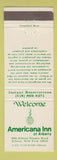 Matchbook Cover - Americana Inn Albany NY