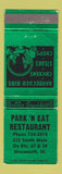Matchbook Cover - Park n Eat Restaurant Monmouth IL