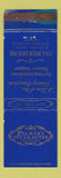 Matchbook Cover - Palmer's Steak House Tavern Chicago IL Hilton Hotel WEAR