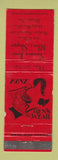 Matchbook Cover - Sammie Jones Men's Shoppe clothes Memphis TN WEAR