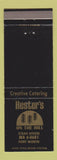 Matchbook Cover - Hester's on the Hill Steak House Fort Worth TX