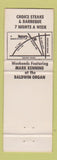 Matchbook Cover - Hester's on the Hill Steak House Fort Worth TX