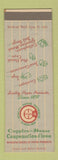 Matchbook Cover - Cupples Hesse Paper Products Des Moines IA