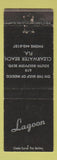 Matchbook Cover - Lagoon Clearwater FL Motel WEAR