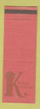 Matchbook Cover - Kings Cellar Hermosa Beach Malibu Hollywood CA RED