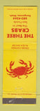 Matchbook Cover - The Three Crabs Dungeness WA