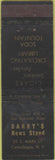 Matchbook Cover - Barry's News Stand Canandaigua NY Star WEAR