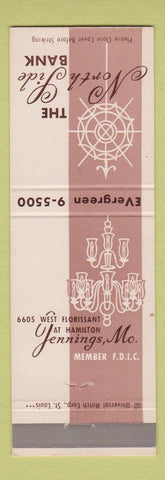 Matchbook Cover - The North Side Bank Jennings MO