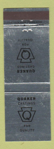 Matchbook Cover - Quaker Castings
