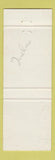 Matchbook Cover - Walter Allen Lighting Rentals Montreal QC