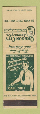 Matchbook Cover - Oregon City Laundry WEAR
