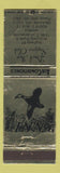 Matchbook Cover - Duck Inn Supper Club Delavan WI WEAR