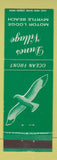 Matchbook Cover - Dunes Village Motor Lodge Myrtle Beach SC