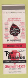 Matchbook Cover - Top Brands Soap Sales ST Louis MO spinning