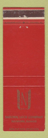 Matchbook Cover - National Lock Company Rockford IL